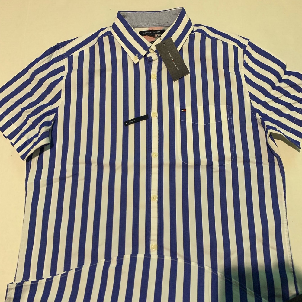 Tommy Hilfiger Stripe Button Down Shirt
